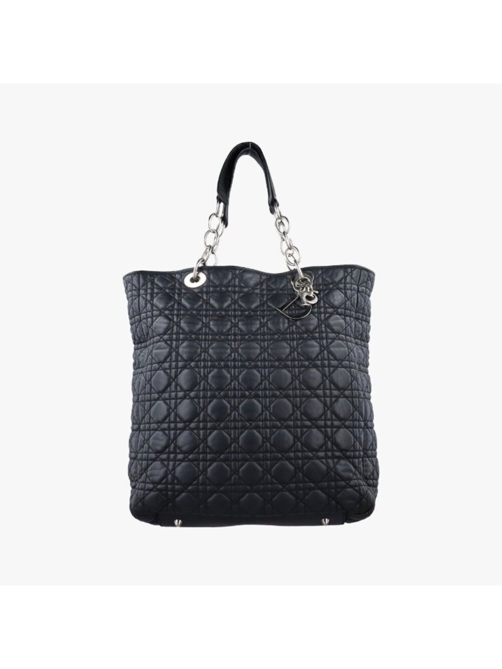 Dior Soft Lady Tote Bag Black Lambskin